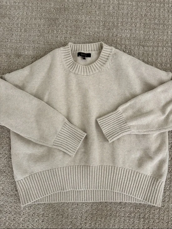 Quince cropped fisherman sweater - Picture 1 of 1